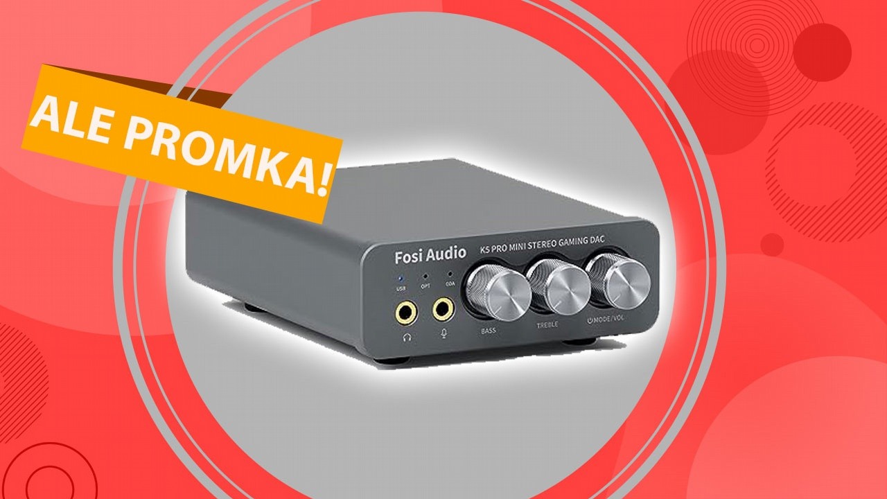 Komfortowe zarządzanie dźwiękiem. Wzmacniacz słuchawkowy w promocyjnej cenie, źródło grafiki: Fosi Audio, materiały promocyjne.
