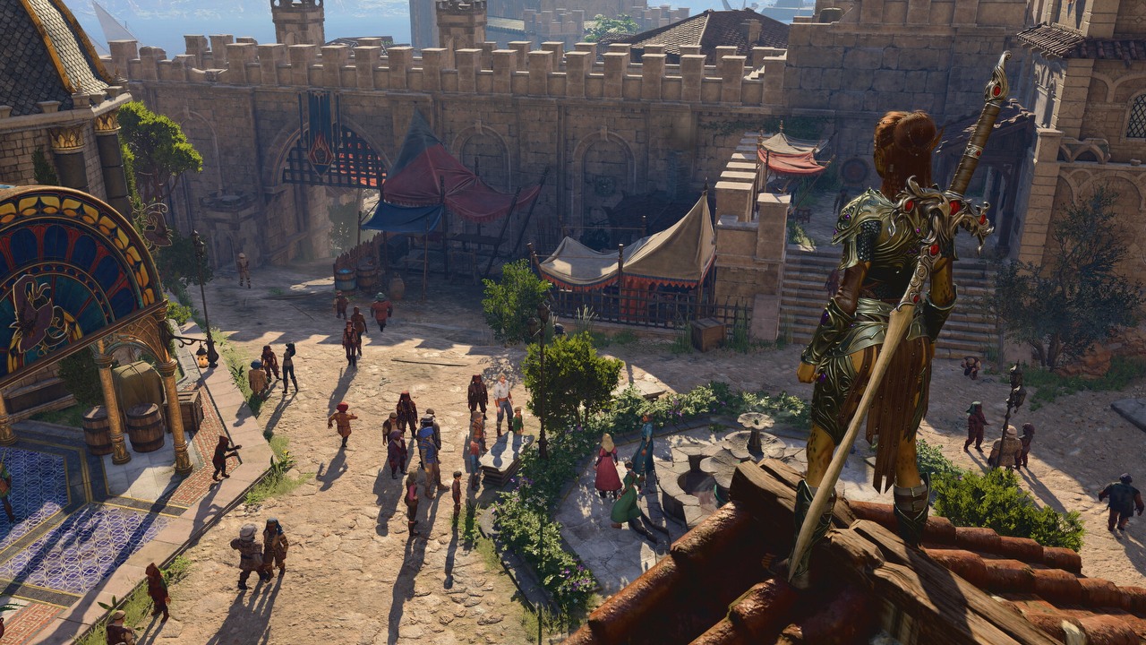 Wrota Baldura w Baldur's Gate 3 to katownia procesorów - test Digital Foundry, źródło grafiki: Larian Studios.