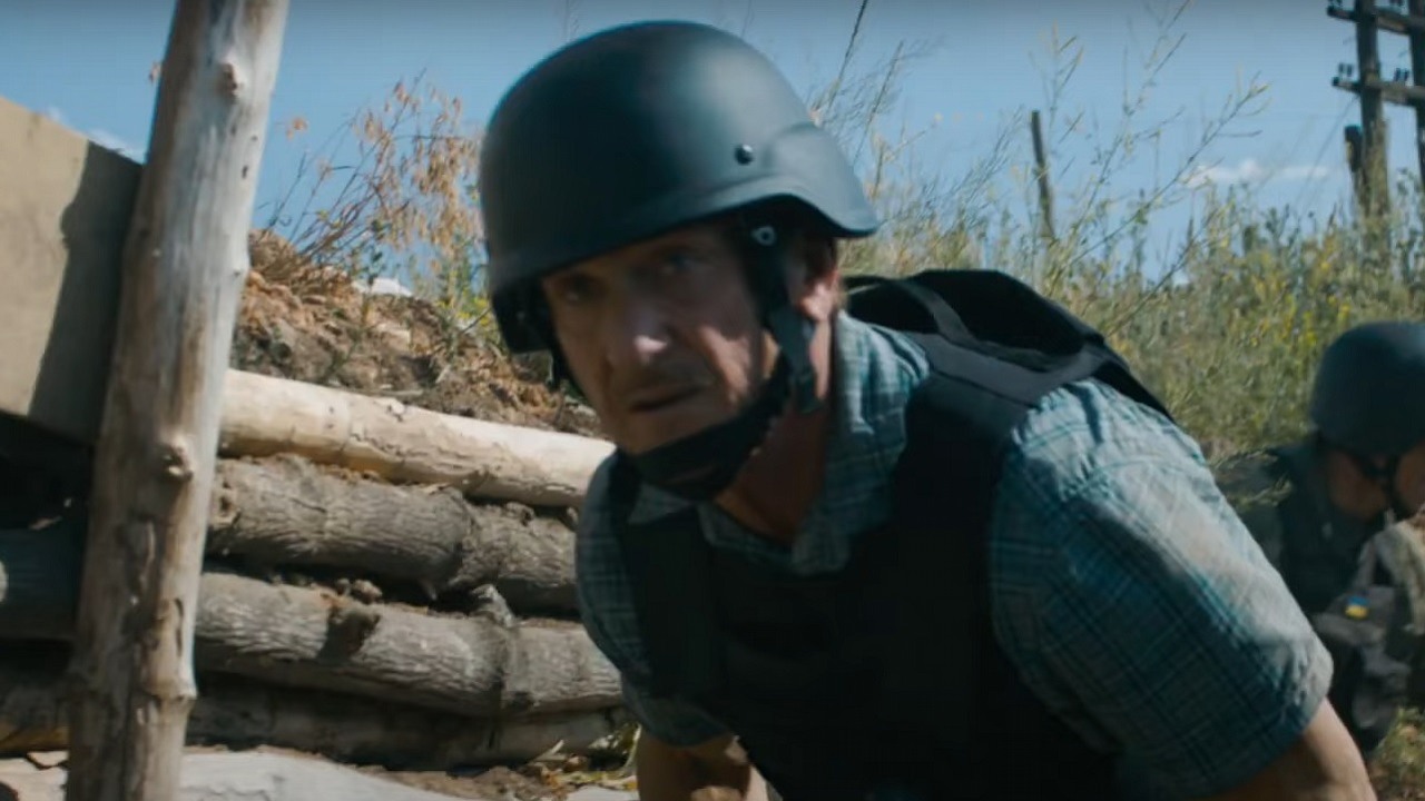 Zobacz zwiastun dokumentu Seana Penna o wojnie w Ukrainie, źródło grafiki: Superpower, Sean Penn i Aaron Kaufman, 2023.