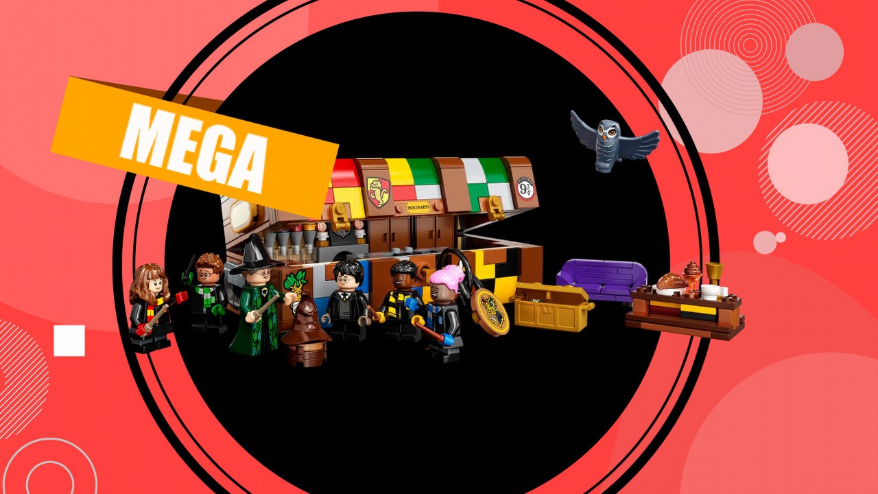 Magiczny zestaw LEGO kufer z Hogwartu jeszcze nigdy nie był tak tani, źródło grafiki: LEGO.