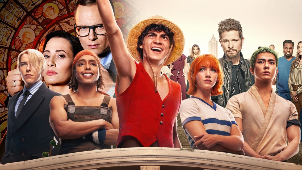 Co obejrzeć na Netflix, HBO Max i Disney Plus w weekend 1-3 września 2023 roku, źródło grafiki: Szadź, Player Original, 2020 / One Piece, Matt Owens i Steven Maeda, Netflix, 2023 / Rezydent, Amy Holden Jones, Hayley Schore i Roshan Sethi, Fox, 2018.