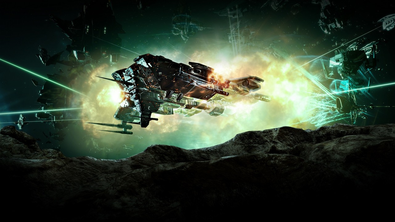 3500 statków starło się w epickiej bitwie w EVE Online; tym razem powodem była nuda, źródło grafiki: CCP Games..