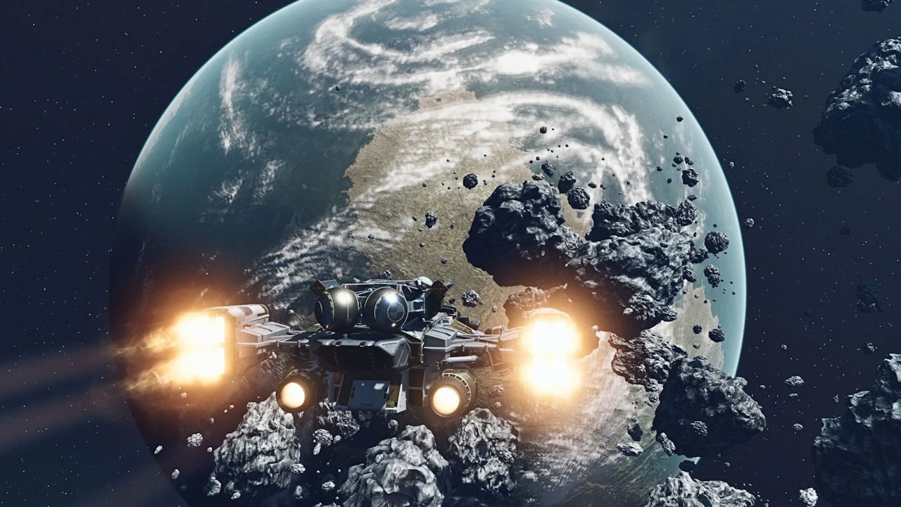 Gracze Starfielda sprawdzają, czy lot z planety na planetę bez szybkiej podróży jest w ogóle możliwy, źródło grafiki: Bethesda Softworks..