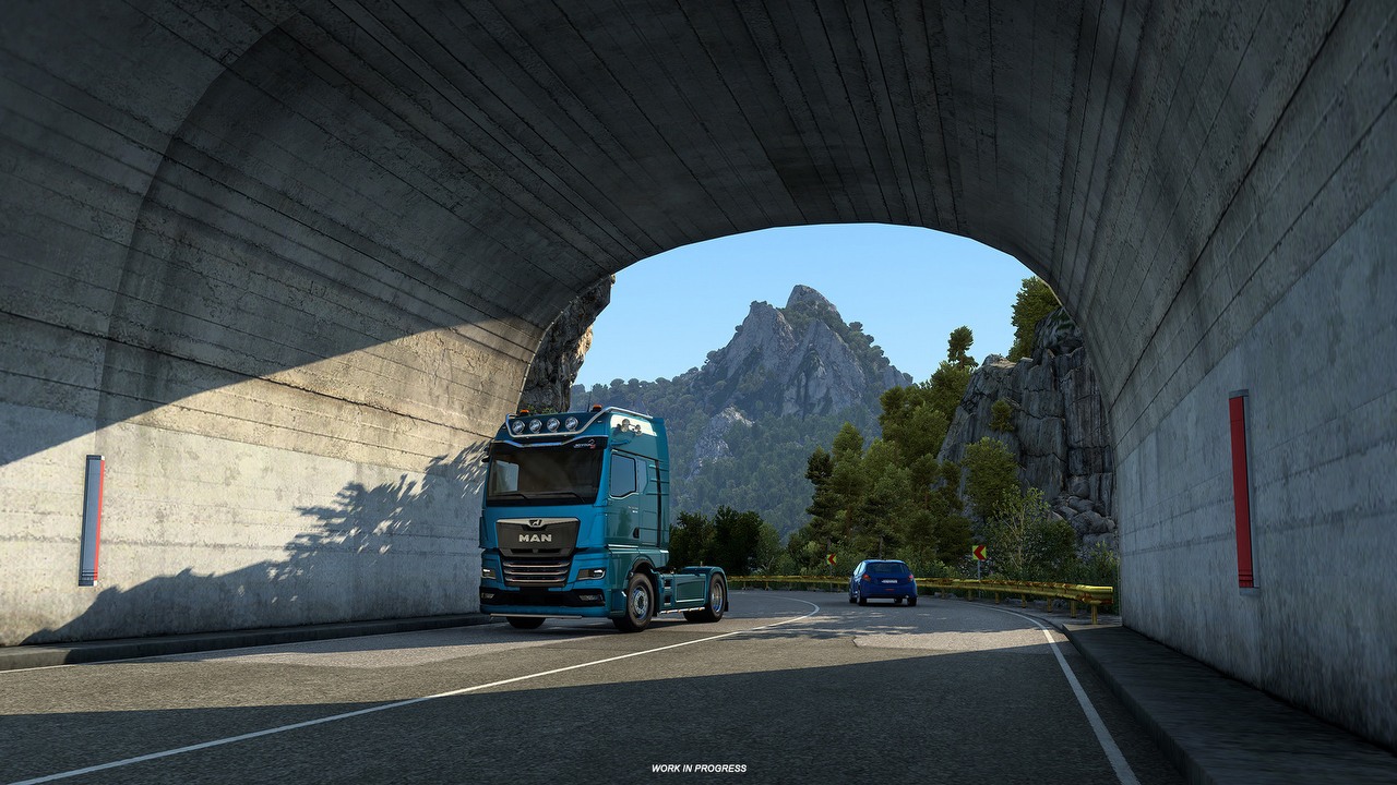 Ten element w ETS2 nigdy nie wyglądał tak dobrze, oto tunele w West Balkans [Aktualizacja: długi gameplay], źródło grafiki: SCS Software.