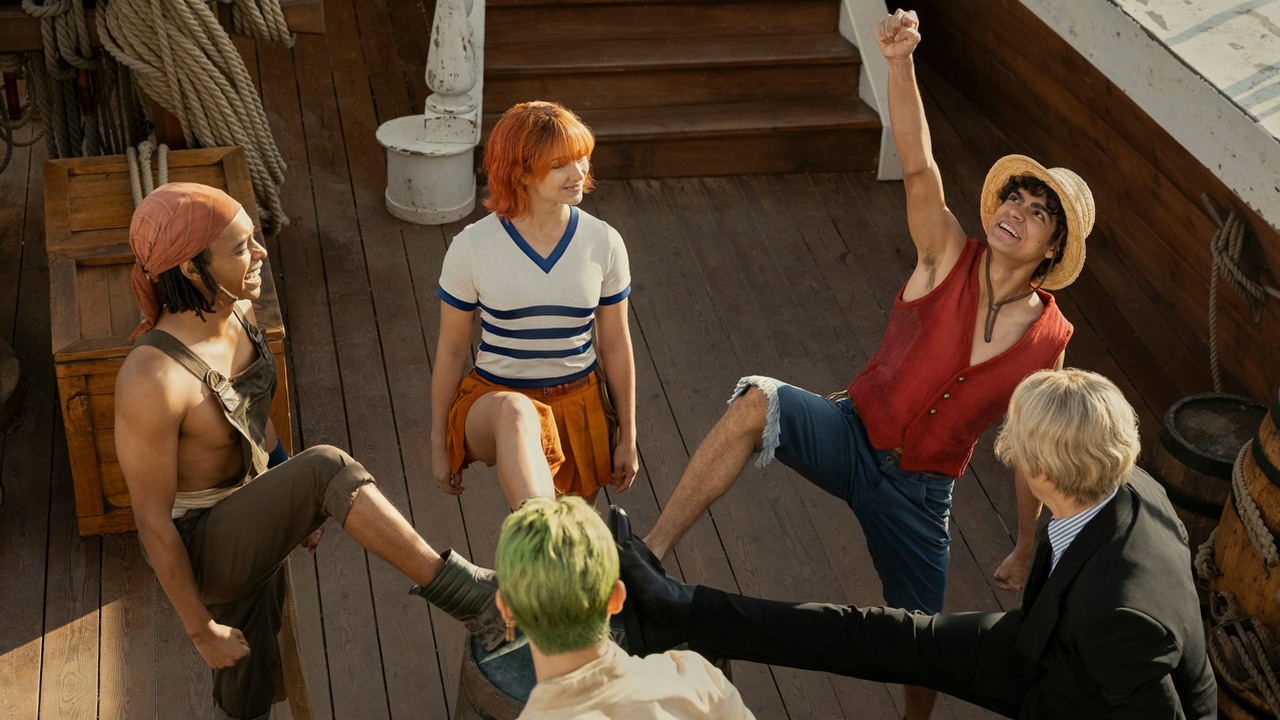 Netflix do 2. sezonu One Piece powinien zaangażować Jamie Lee Curtis. Fani chcą też zobaczyć gwiazdę Wiedźmina, źródło grafiki: One Piece, Steven Maeda, Netflix, 2023.