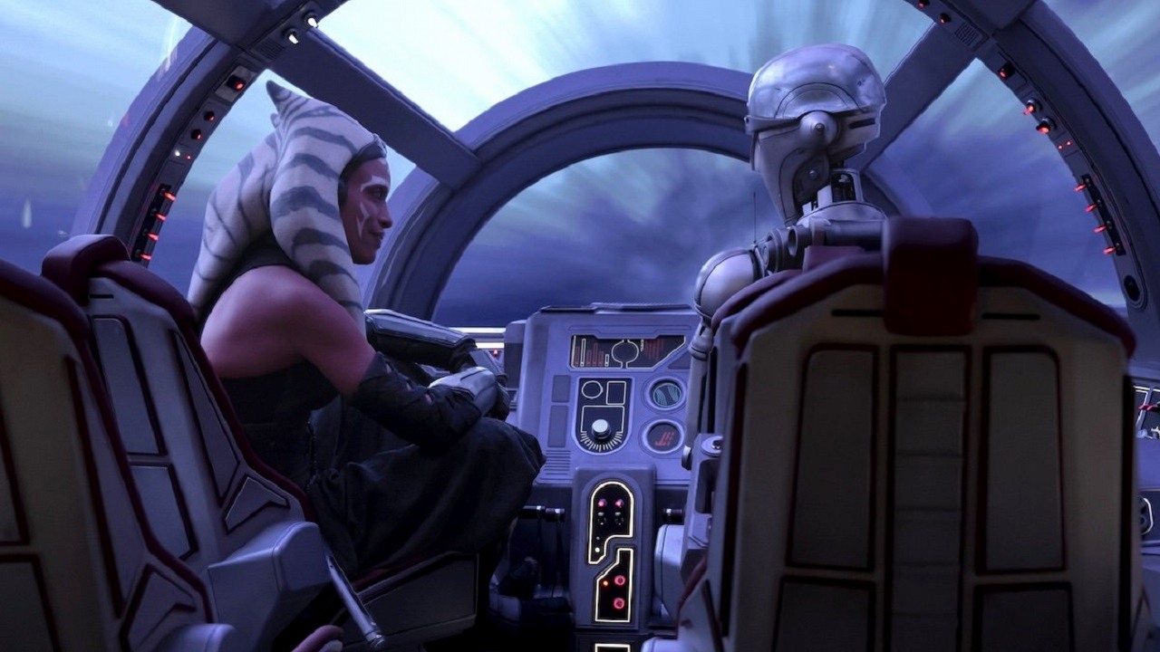 W Ataku Klonów Obi-Wan Kenobi nie przestrzegał procedur Jedi. Potwierdzono to w nowym serialu Star Wars, źródło grafiki: Ahsoka; Dave Filoni; Disney+; 2023.