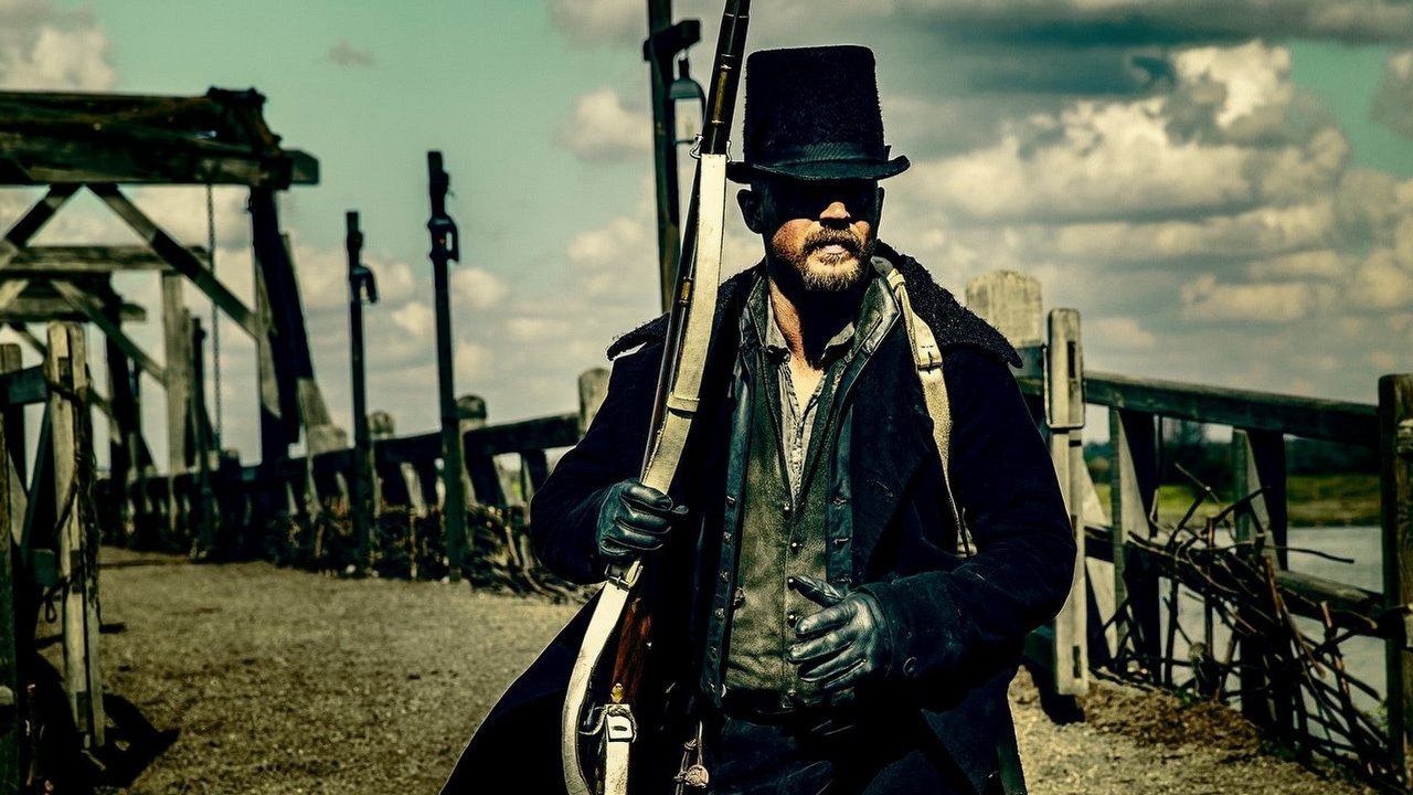To ostatnia szansa, żeby obejrzeć na Netflixie świetny serial z Tomem Hardym. Na 2. sezon tego thrillera czekamy już 6 lat, źródło grafiki: Tabu, Tom Hardy, BBC, 2017..
