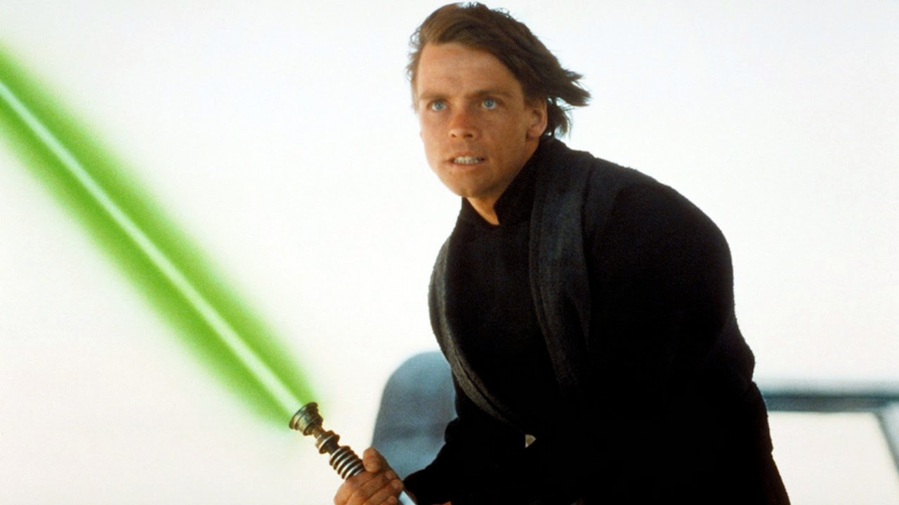 Gwiezdne wojny w końcu wyjaśniają, jak Luke Skywalker zdobył swój zielony miecz świetlny. Ma to związek z Yodą, źródło grafiki: Gwiezdne wojny: Powrót Jedi, George Lucas, Lucasfilm, 1983.