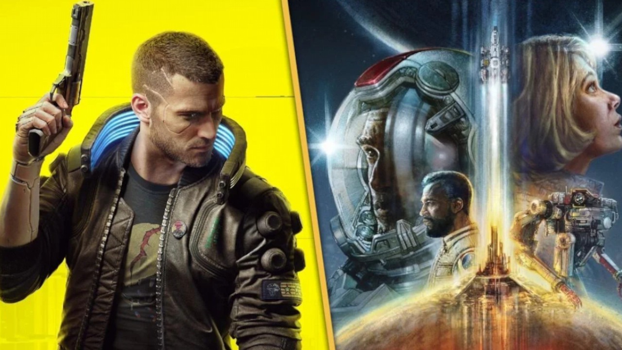 Starfield vs Cyberpunk 2077 - porównanie przeradza się w krytykę, a CD Projekt broni Bethesdy, źródło grafiki: CD Projekt RED/Bethesda Softworks..