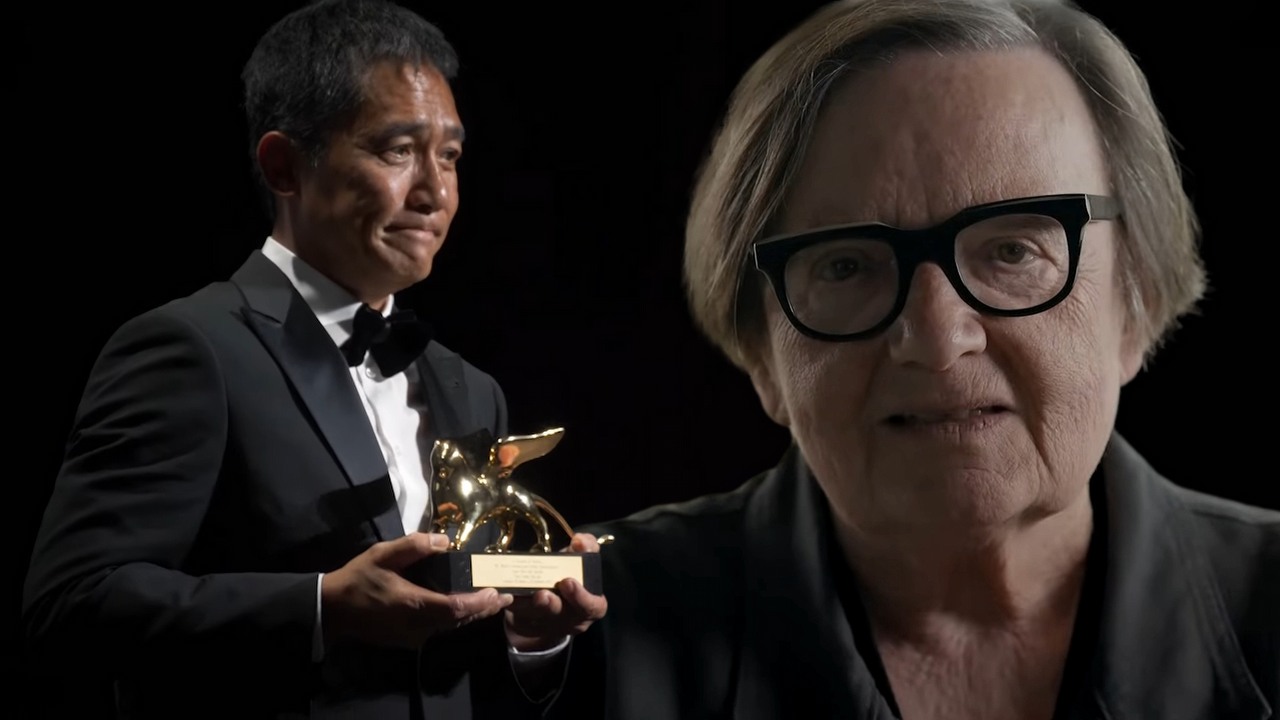 Zielona granica Agnieszki Holland nagrodzona na festiwalu w Wenecji. Złoty Lew powędrował do Biednych istot, źródło grafiki: YouTube, BiennaleChannel, 2023 / YouTube, KinoSwiatPL, 2023.