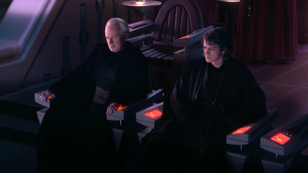 „Mój boże, jak to zrobić?”. George Lucas w ostatniej chwili wymyślił tę trafioną scenę z Zemsty Sithów, źródło grafiki: Gwiezdne Wojny: Część III – Zemsta Sithów; reż. George Lucas; 20th Century Fox; 2005.