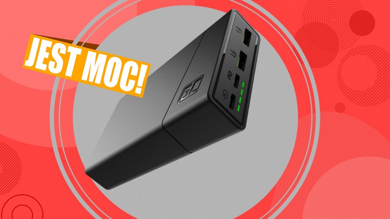 Ten potężny powerbank jest w jeszcze większej promocji. Zadbaj o zapas energii, źródło grafiki: Green Cell.
