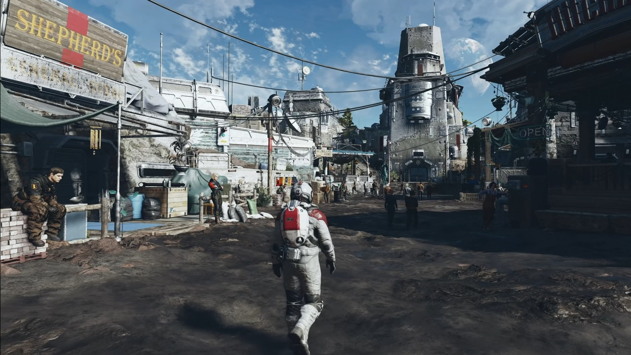 W Starfieldzie możesz po prostu zagarnąć cały asortyment sklepu bez żadnych konsekwencji, źródło grafiki: Bethesda Softworks.