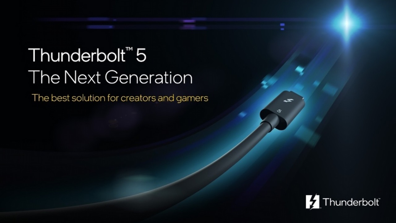 Nowy standard Thunderbolt 5 od Intela przyćmiewa poprzednią generację, źródło grafiki: Intel.