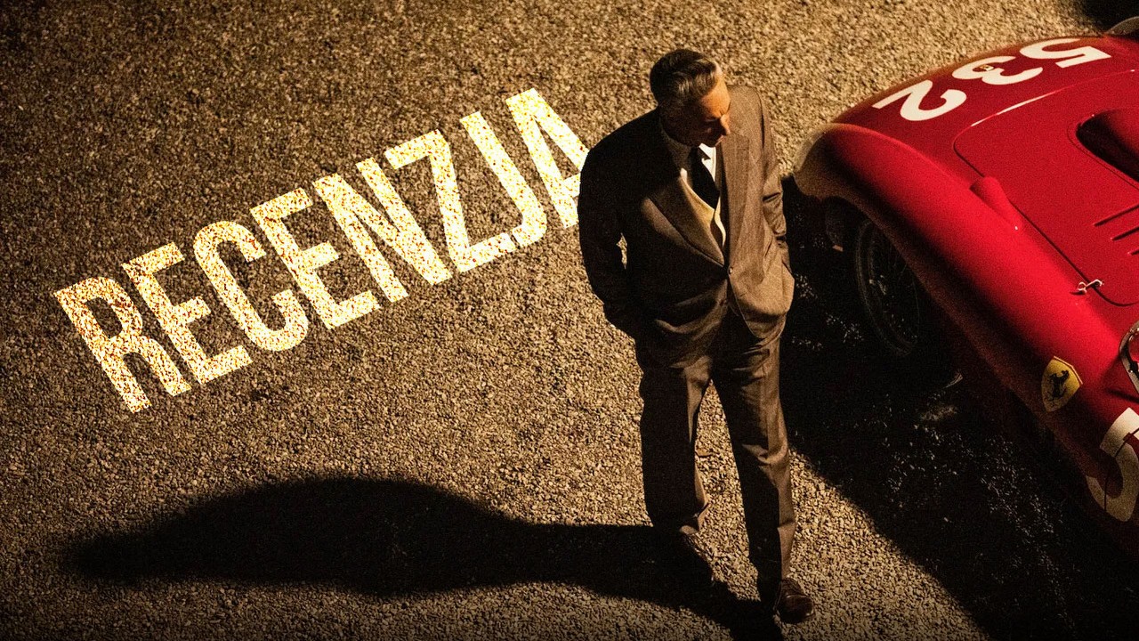 Widzieliśmy w Wenecji Ferrari Michaela Manna. Ma świetnego Adama Drivera, ale do ideału brakuje wykończenia, źródło grafiki: Ferrari, reż. Michael Mann, STXfilms 2023.