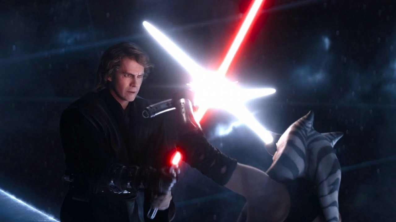 Hayden Christensen z wdzięcznością opowiada o powrocie do roli Anakina Skywalkera w Ahsoce, źródło grafiki: Ahsoka; Dave Filoni; Disney+; 2023.