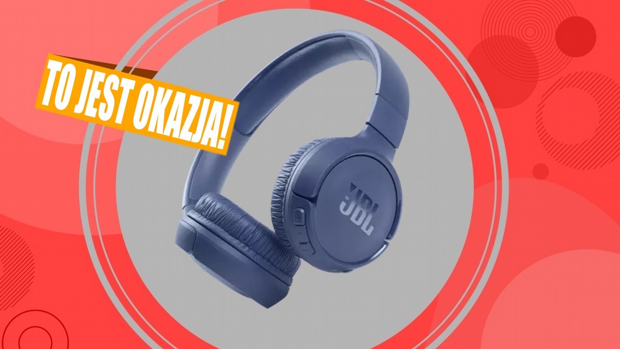 Te słuchawki bezprzewodowe to prawdziwy bestseller, a ta oferta zwala z nóg!, źródło grafiki: JBL.