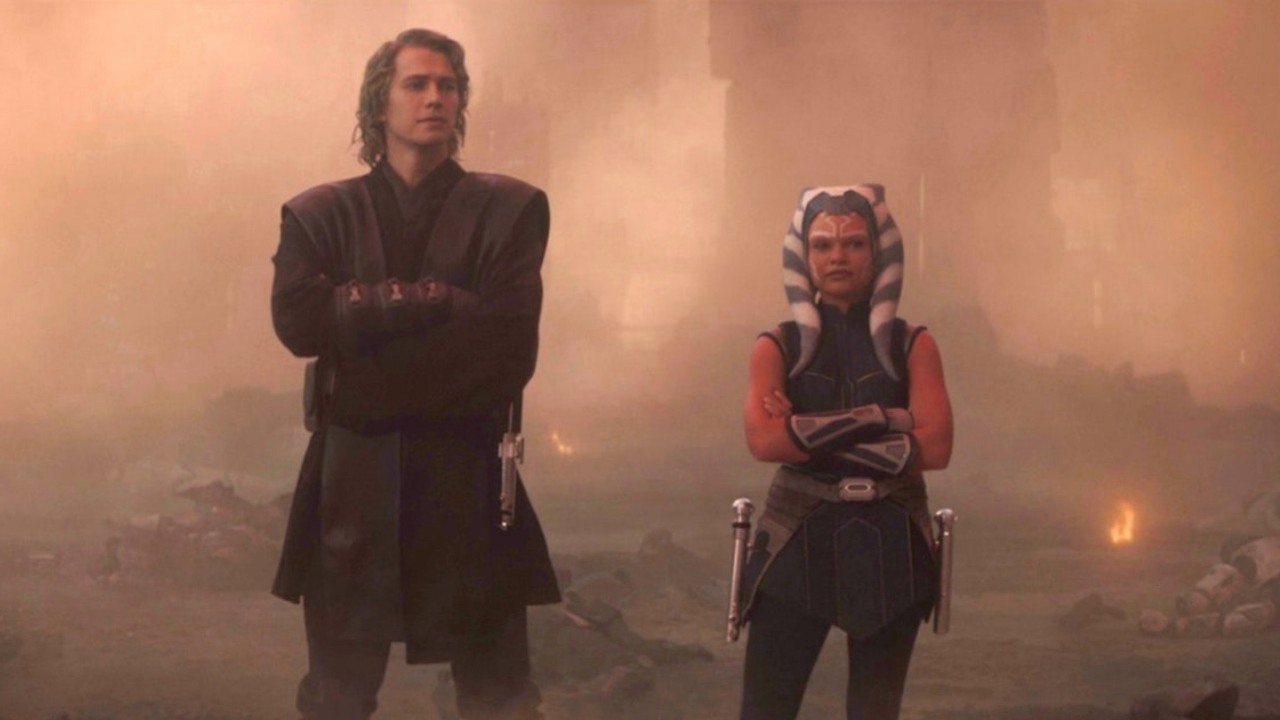 Hayden Christensen rozmawiał z gwiazdą Ahsoki o aktorskiej wersji Wojen klonów, źródło grafiki: Ahsoka; Dave Filoni; Disney+; 2023.