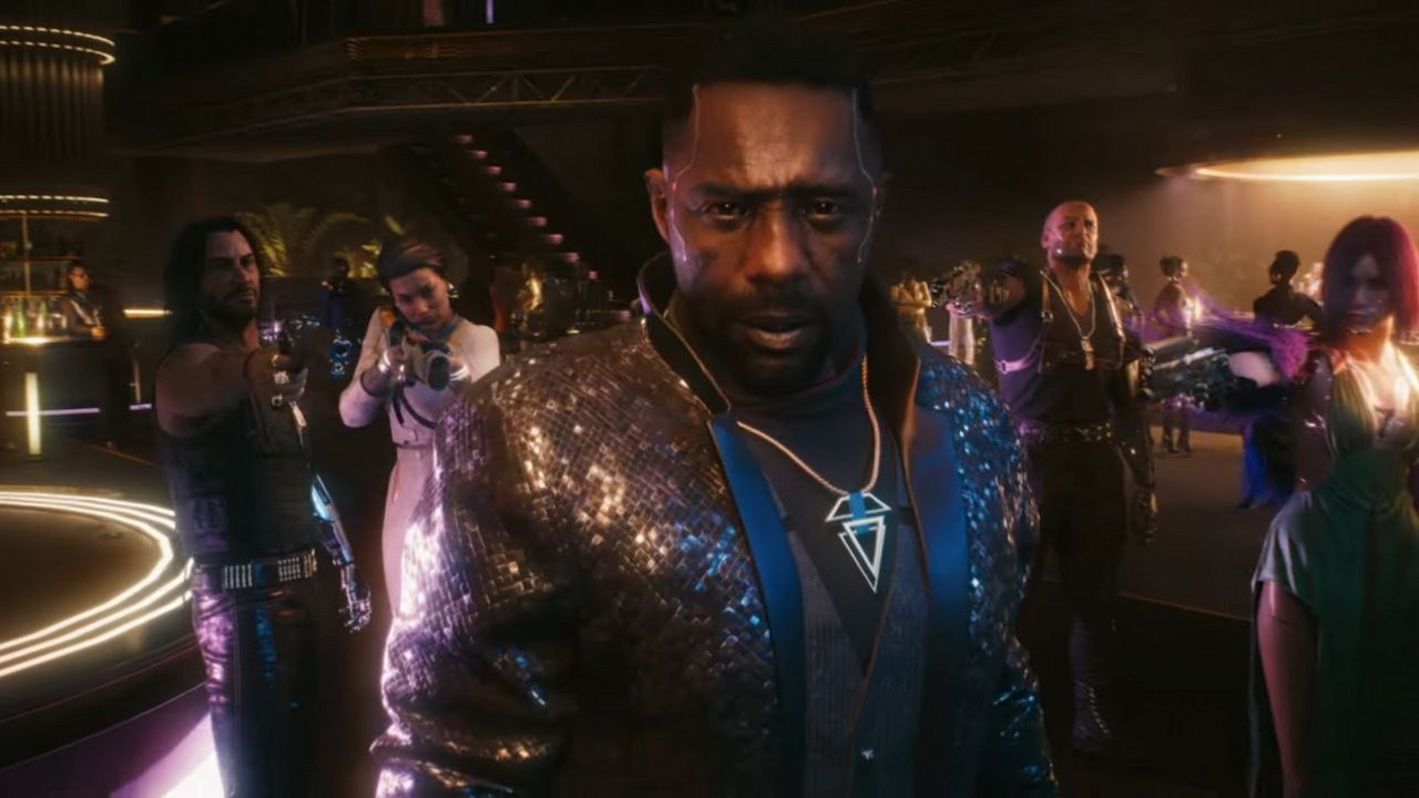 Idris Elba wykłada, jak przetrwać w Night City, na aktorskim zwiastunie Cyberpunk: Phantom Liberty, źródło grafiki: CDP.