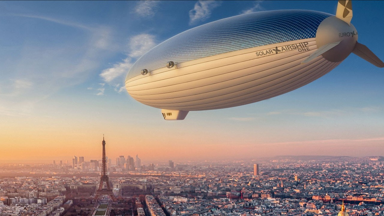 Sterowiec zasilany wyłącznie energią słoneczną wkrótce wyruszy w podróż po 25 krajach, źródło grafiki: SOLAR AIRSHIP ONE.