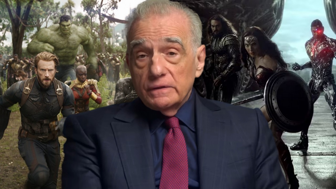 Martin Scorsese zachęca do walki przeciwko produkcjom superbohaterskim. „Musimy ocalić kino”, źródło grafiki: YouTube, Apple TV, 2023 / Avengers: Wojna bez granic, Joe i Anthony Russo, Marvel Studios, 2018 / Liga Sprawiedliwości, Zack Snyder, DC Entertainment, 2017.