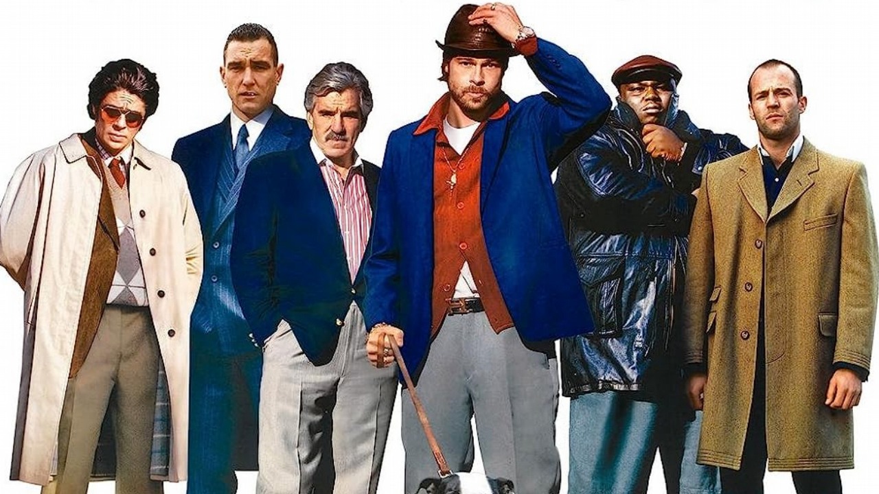 To ostatnia szansa, żeby obejrzeć na Netflixie tę genialną komedię kryminalną z Bradem Pittem i Jasonem Stathamem, źródło grafiki: Przekręt, reż. Guy Ritchie, SKA Films, Columbia Pictures, 2000.
