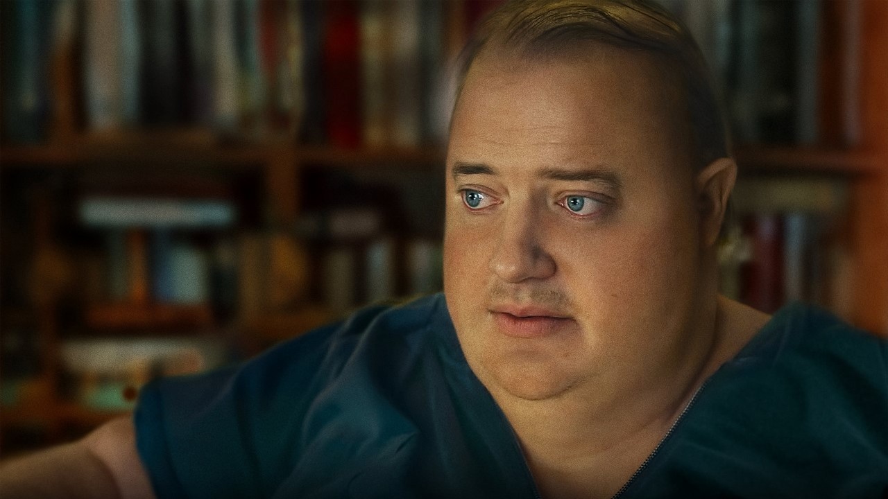 Reżyserzy uważają, że Brendan Fraser stworzył rolę godną Oscara w tym anulowanym filmie superbohaterskim DC, źródło grafiki: Wieloryb; Darren Aronofsky; A24; 2022.