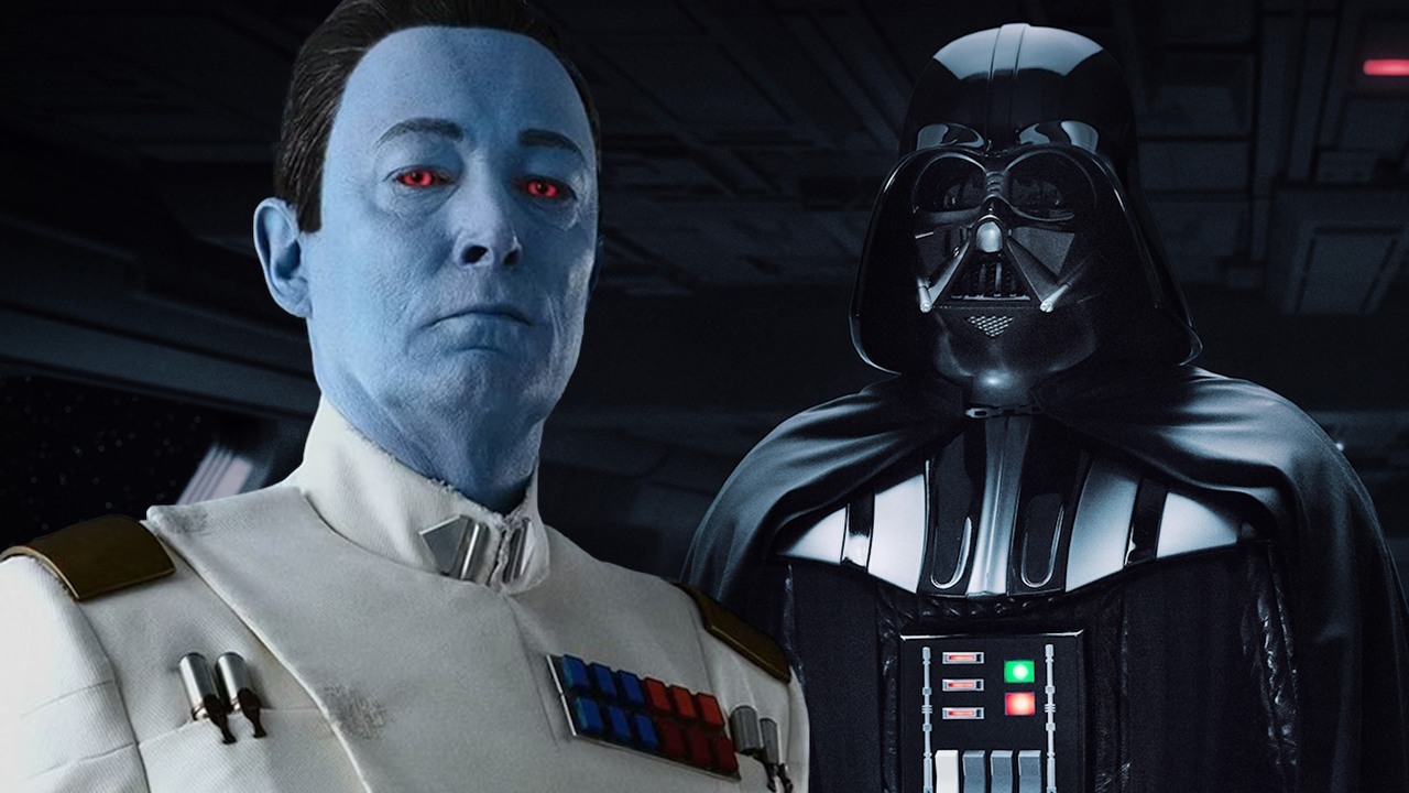 Co łączyło Thrawna i Anakina Skywalkera? Ich historia jest intrygująca, a admirał znał mroczny sekret byłego Jedi, źródło grafiki: Ahsoka; Dave Filoni; Disney+; 2023 / Obi-Wan Kenobi; Deborah Chow; Disney+; 2022.
