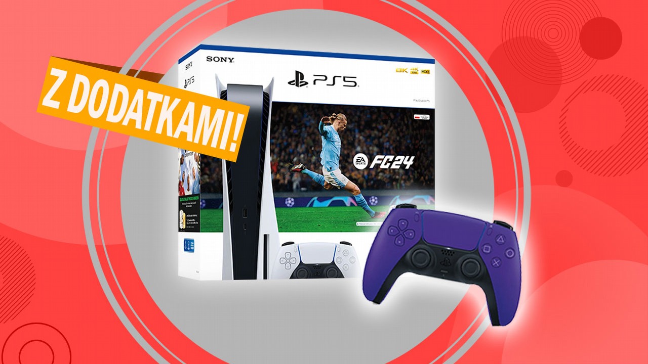 PS5 i EA Sports FC 24 - może jeszcze pad do tego? Promocyjny zestaw w Media Markt, źródło grafiki: Sony; materiały promocyjne.