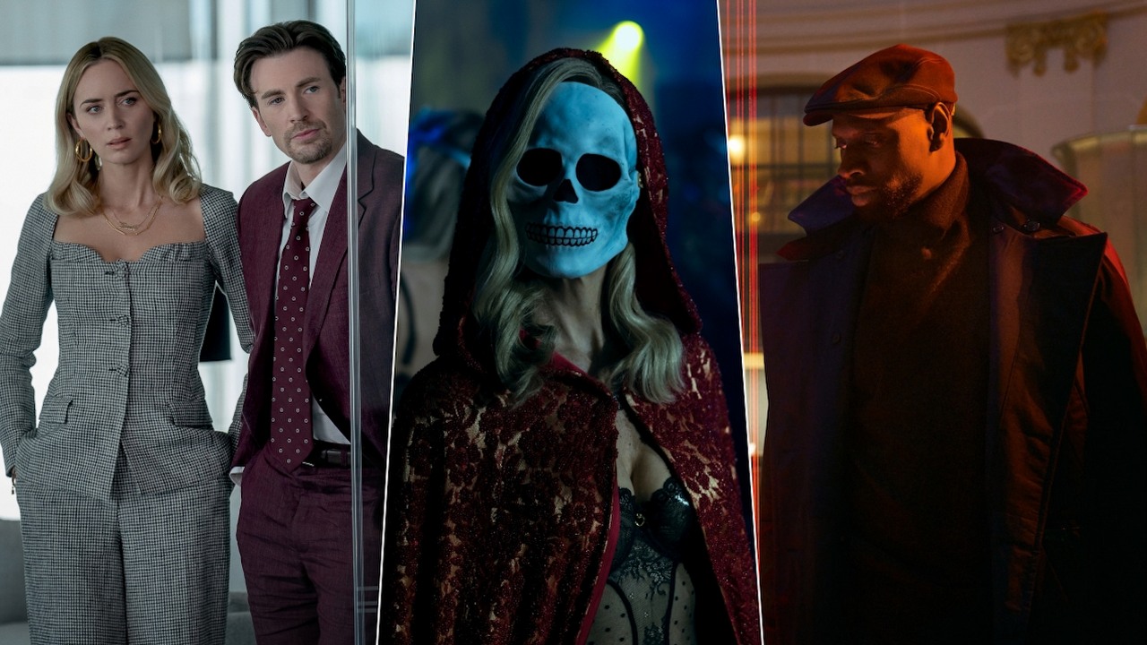 Netflix na październik 2023 - lista seriali i filmów, źródło grafiki: Recepta na przekręt, David Yates, Netflix, 2023 / Zagłada domu Usherów, Mike Flanagan, Netflix, 2023 / Lupin, George Kay, Netflix, 2021.