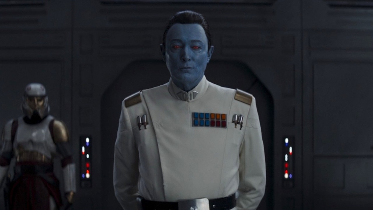 Finał Ahsoki szokuje, ujawniając upiorny plan Wielkiego admirała Thrawna, źródło grafiki: Ahsoka, Dave Filoni, Lucasfilm, 2023.