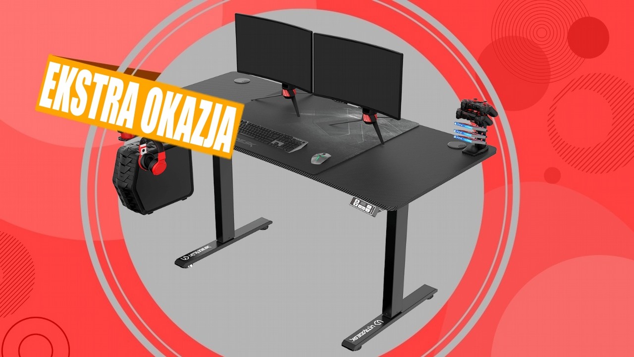 Wygodne, komfortowe i w promocji. Takiego biurka mi brakowało, źródło grafiki: Ultradesk; materiały promocyjne.