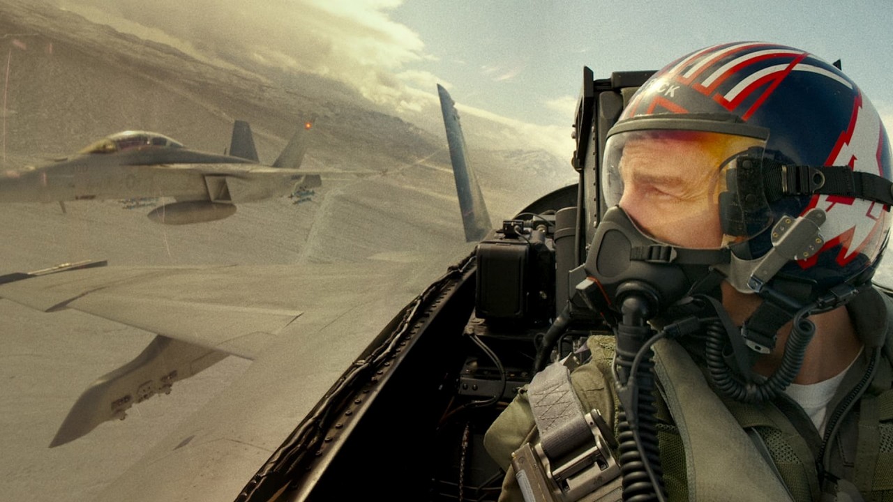 Top Gun: Maverick nie miałby sensu, gdyby z oryginału nie usunięto tej szczególnej sceny, źródło grafiki: Top Gun: Maverick; reż. Joseph Kosinski; Paramount Pictures; 2022.