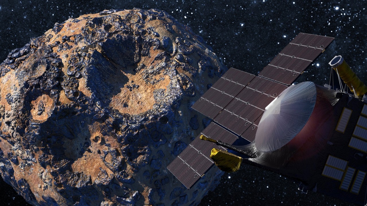 NASA wysyła sondę na metalową asteroidę, transmisja ze startu już w tym tygodniu, źródło grafiki: NASA.