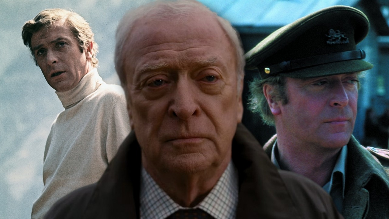 Michael Caine przechodzi na emeryturę po trwającej 70 lat karierze i zagraniu w ponad 160 filmach, źródło grafiki: Włoska robota, Peter Collinson, Paramount Pictures Corporation, 1969 / Mroczny Rycerz powstaje, Christopher Nolan, Warner Bros., 2012 / Ucieczka do zwycięstwa, John Huston, Victory Company, 1981.