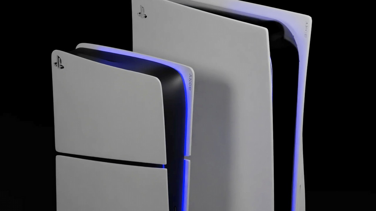 Wymiary PS5 Slim vs. PS5. Zobaczcie, o ile mniejsza jest nowa konsola dzięki tej wizualizacji 3D, źródło grafiki: NatureCertain / Reddit.