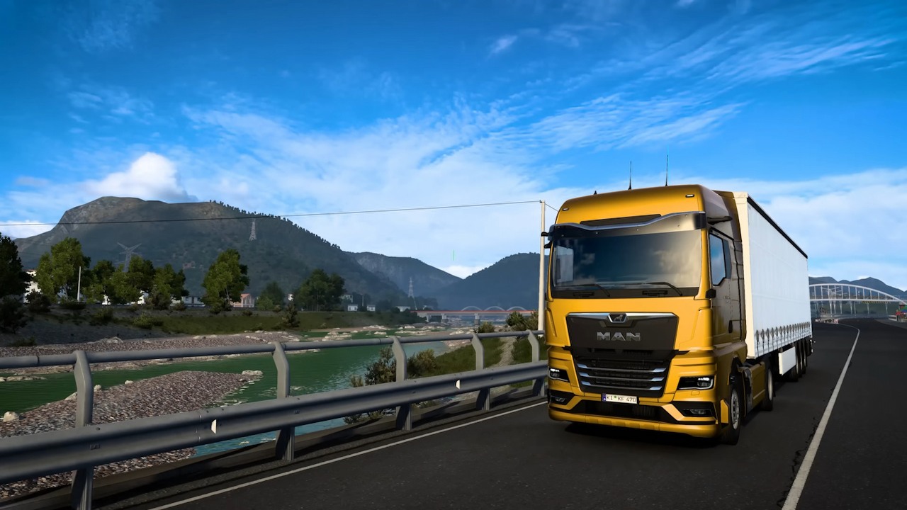 ETS 2 pozwoli dziś zjeździć nowy region Europy w dodatku Bałkany Zachodnie [Aktualizacja], źródło grafiki: SCS Software.