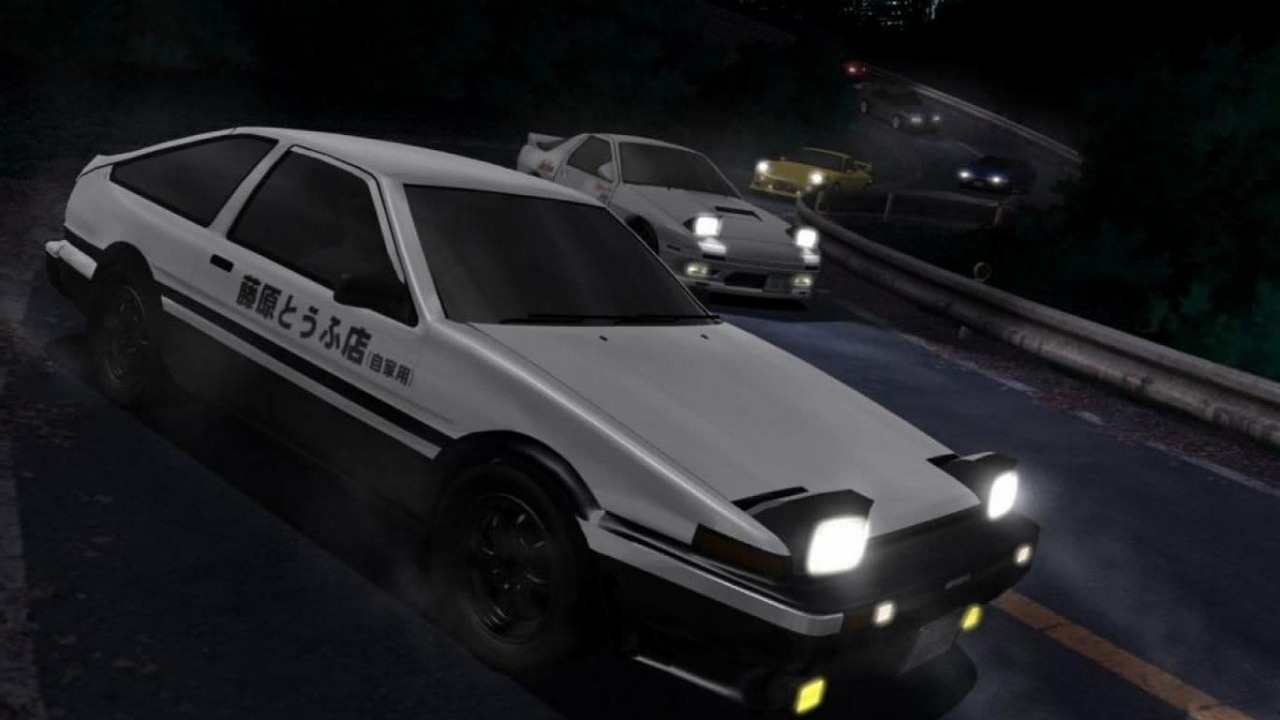 Initial D doczeka się filmowej adaptacji. Za sterami gwiazdor Szybkich i wściekłych, źródło grafiki: Initial D; Shuichi Shigeno; OB Planning i Prime Direction; 1998.