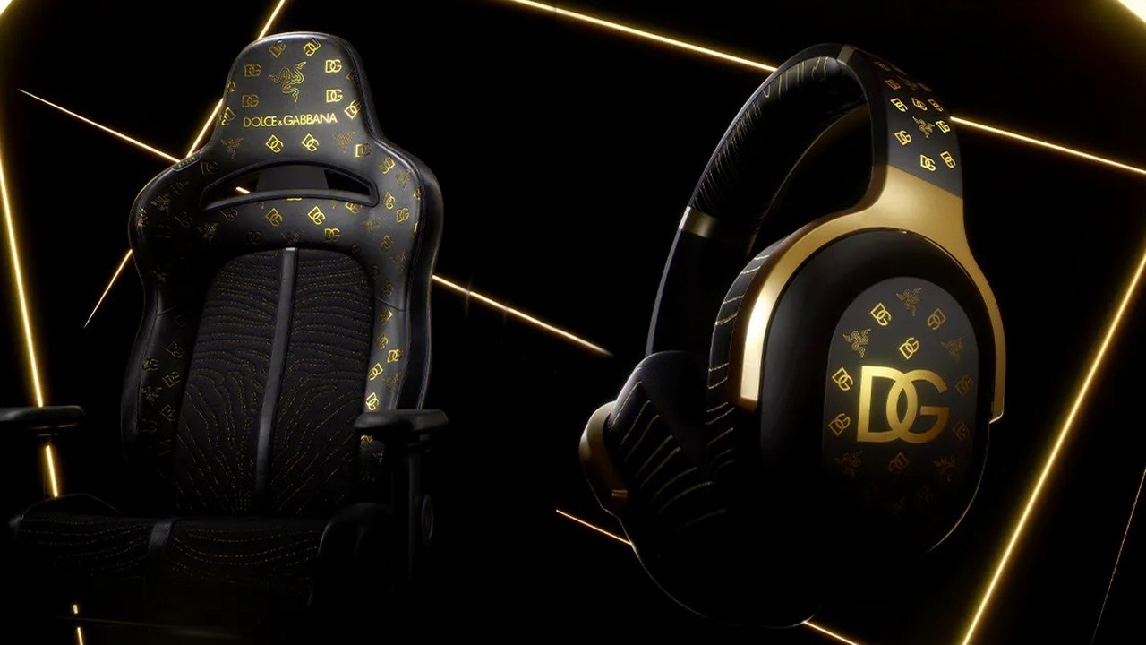 Nowa kolekcja Razera daje graczom powiew luksusu, stworzono ją wspólnie z Dolce & Gabbana, źródło grafiki: Razer.