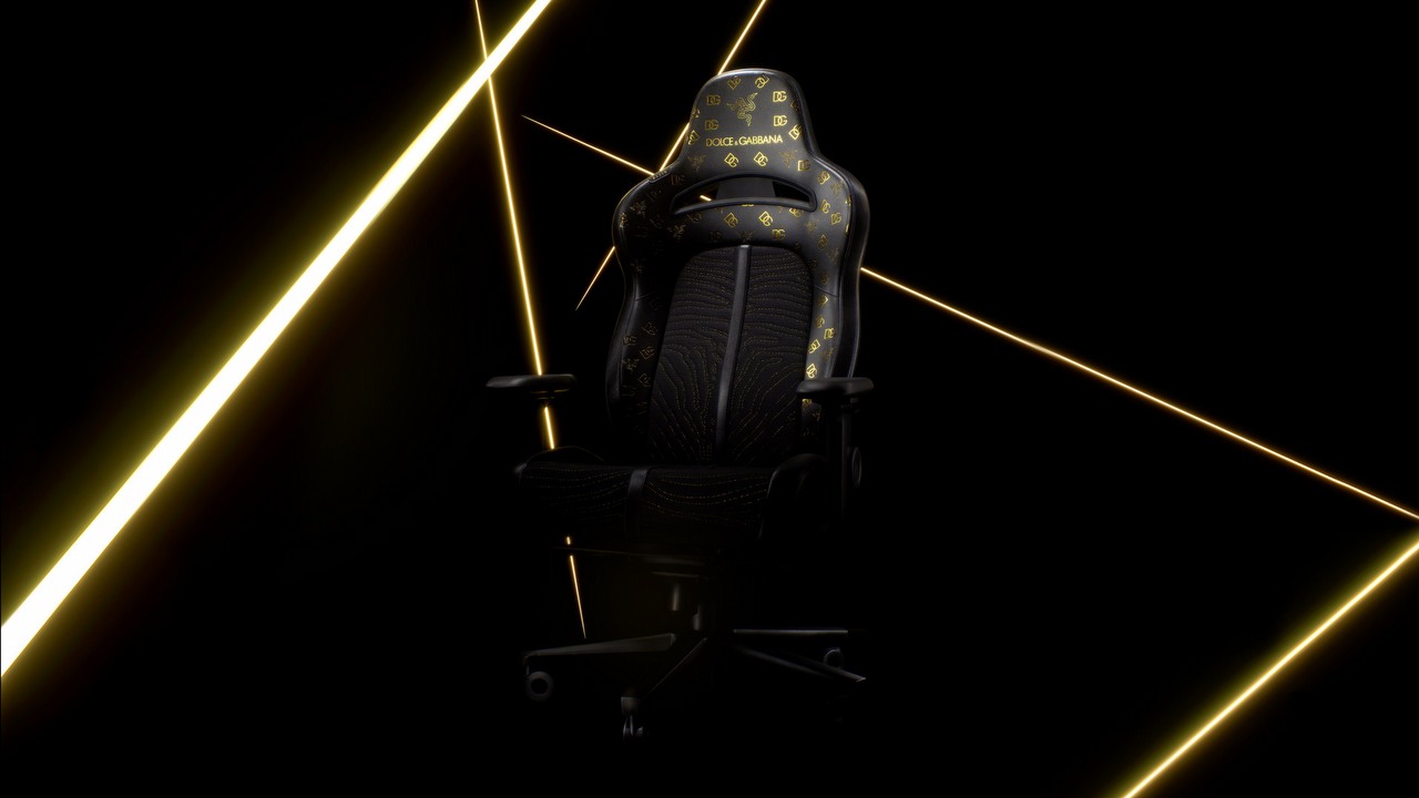 Razer stworzy z Dolce & Gabbana ekskluzywny sprzęt dla graczy, źródło grafiki: Razer.