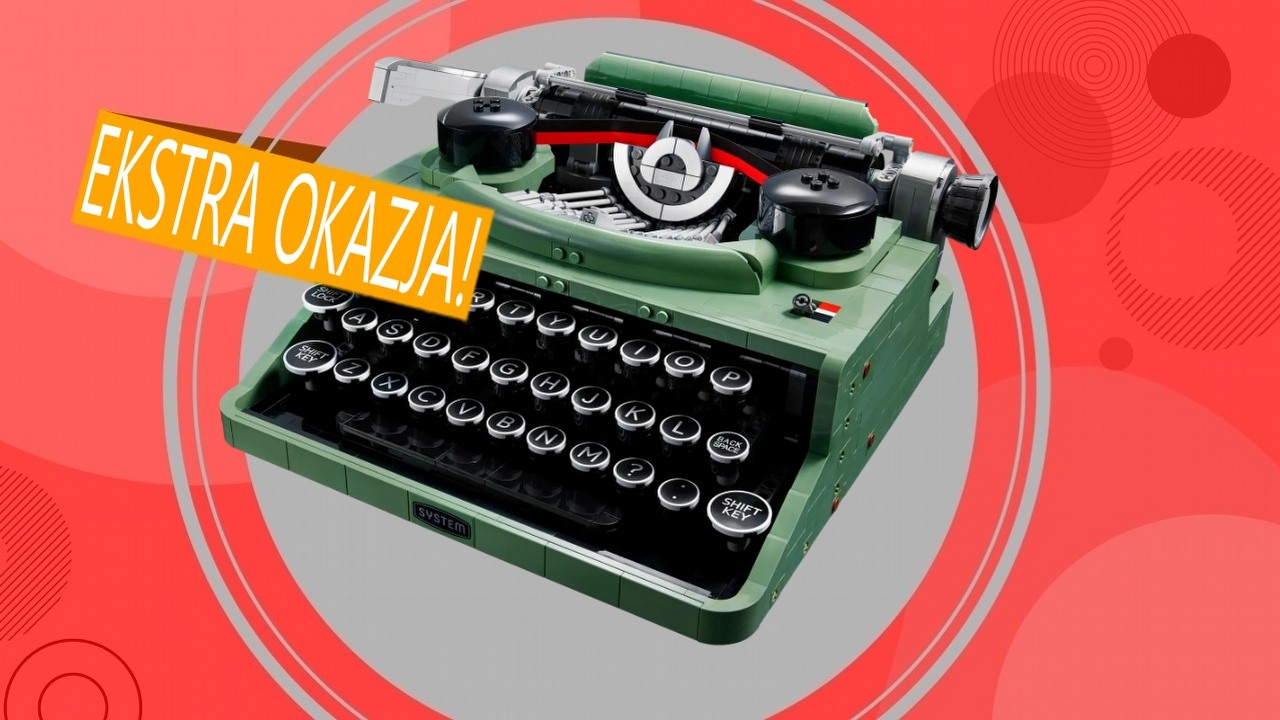Ten zestaw LEGO przeniesie Cię w przeszłość - piękna maszyna do pisania kusi ceną!, źródło grafiki: LEGO.