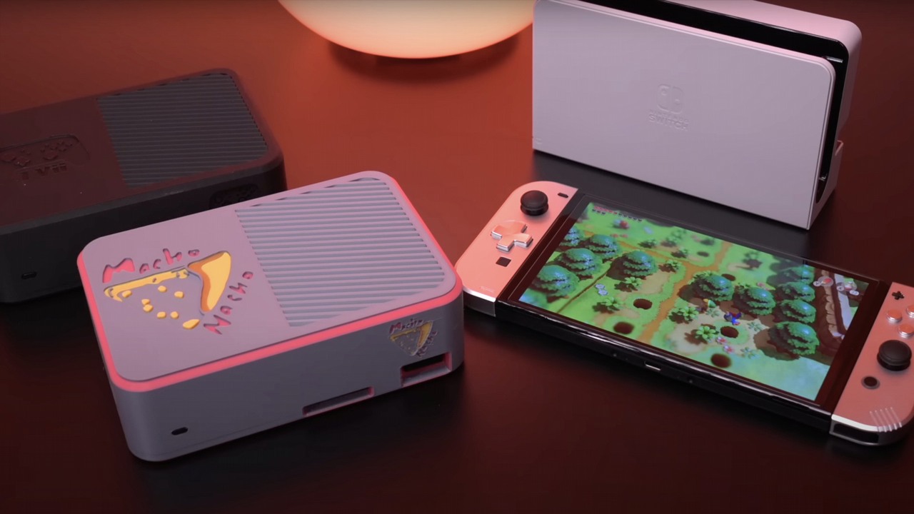 Ta przeróbka przekształca Nintendo Switch w konsolę stacjonarną z lepszym chłodzeniem, źródło grafiki: YouTube/Macho Nacho Productions.