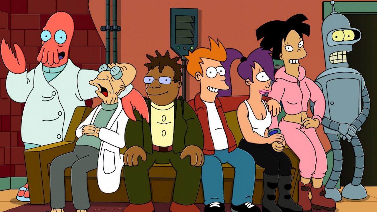 Fani Futuramy mają powody do radości, serial przedłużono o kolejne sezony, źródło grafiki: Futurama; Matt Groening; Fox; 1999.