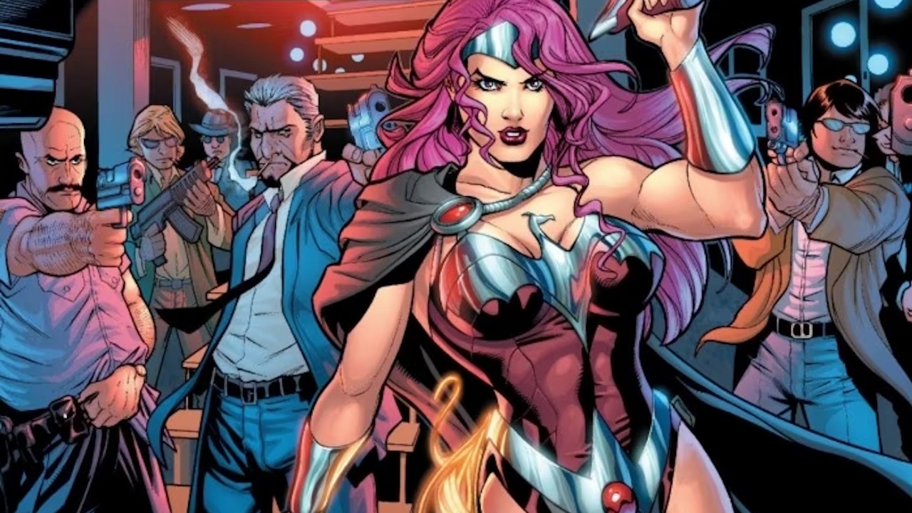 Gwiazda Wiedźmina Netflixa dołączyła do DC Jamesa Gunna. Ujawniono w kogo się wcieli, źródło grafiki: Wonder Woman Annual (Volume 3) #1, Terry Dodson, DC Comics, 2007.