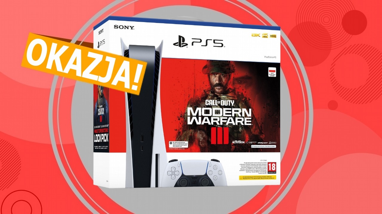 Takie promocje lubimy. PlayStation 5 w zestawie z Call of Duty Modern Warfare 3, źródło grafiki: Sony; materiały promocyjne.