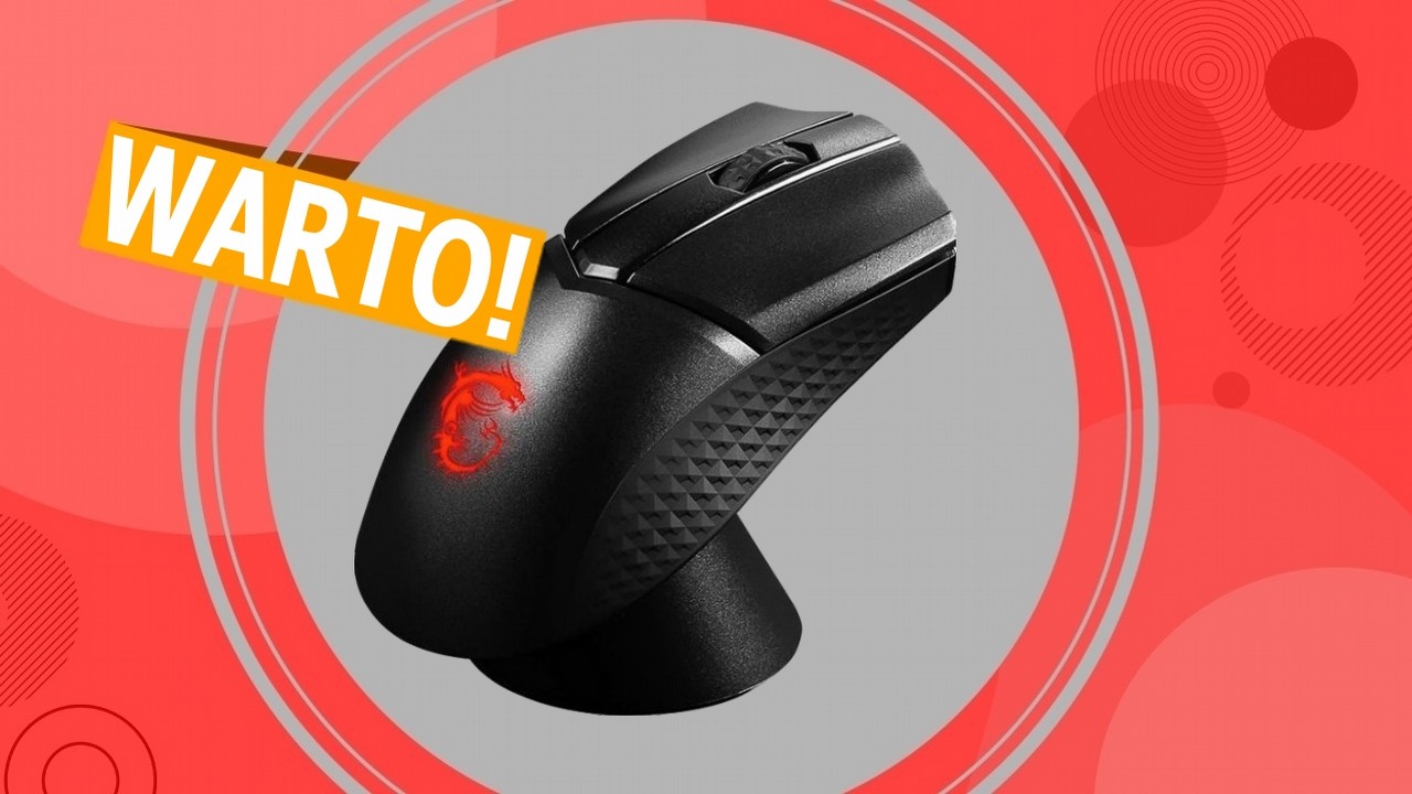 Świetna gamingowa mysz ze stacją dokującą jest teraz w niskiej cenie. Sprawdź MSI GM31 Clutch!, źródło grafiki: MSI.