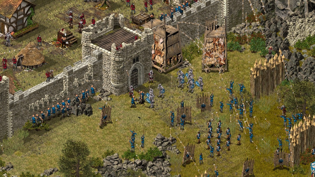 Dziś premiera gry Twierdza: Edycja ostateczna, klasyka strategii powraca w odświeżonej formie, źródło grafiki: FireFly Studios / Steam.
