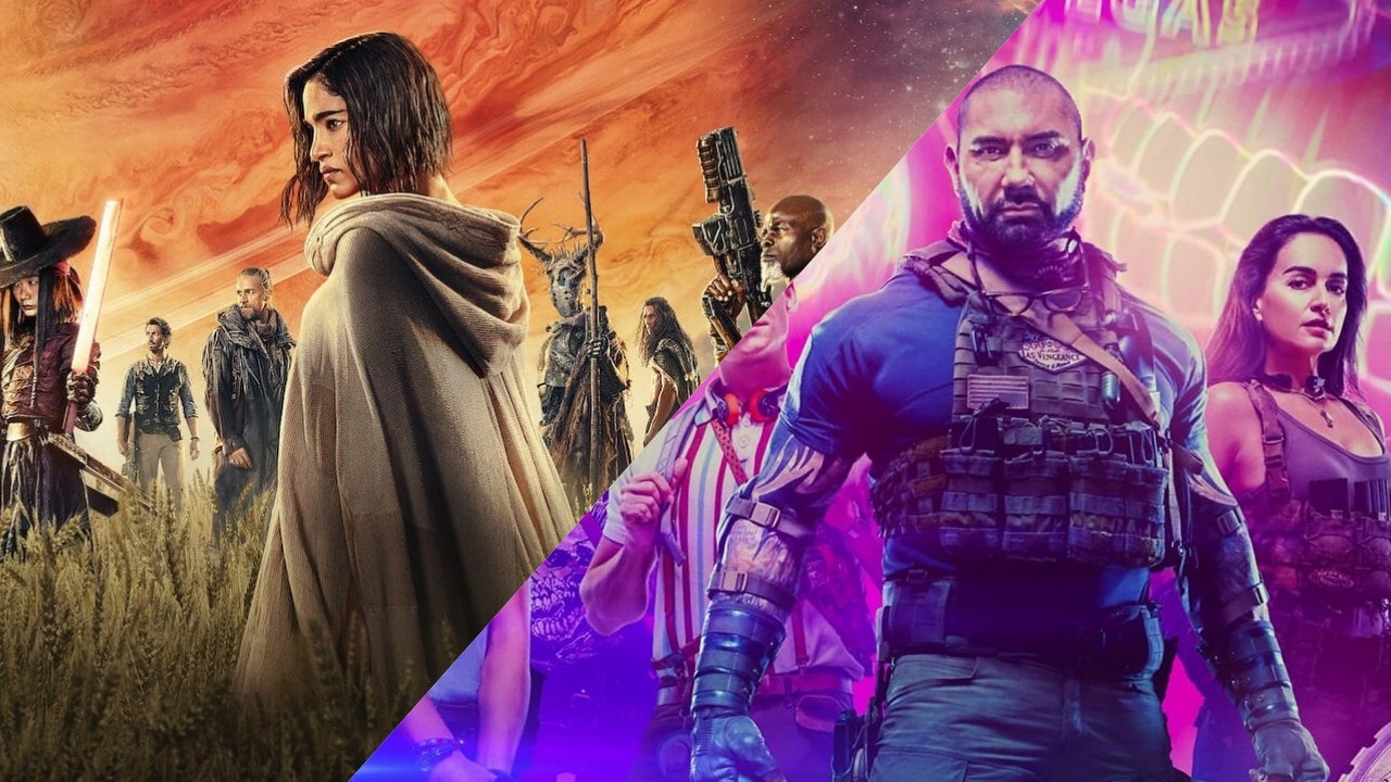 Rebel Moon i Armia umarłych należą do jednego uniwersum. Zack Snyder podzielił się szaloną wizją, źródło grafiki: Rebel Moon; reż. Zack Snyder; Netflix; 2023 / Armia umarłych; reż. Zack Snyder; Netflix; 2021.