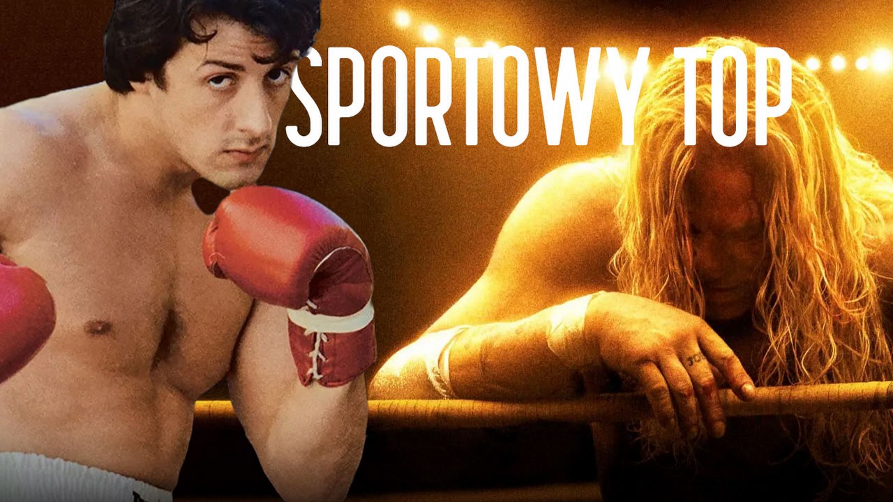 Najlepsze filmy sportowe 2023, nasze top 10, źródło grafiki: Rocky ,reż. John G. Avildsen, Chartoff-Winkler Productions 1976; Zapaśnik, reż. Darren Aronofsky, Fox Searchlight Pictures 2008.