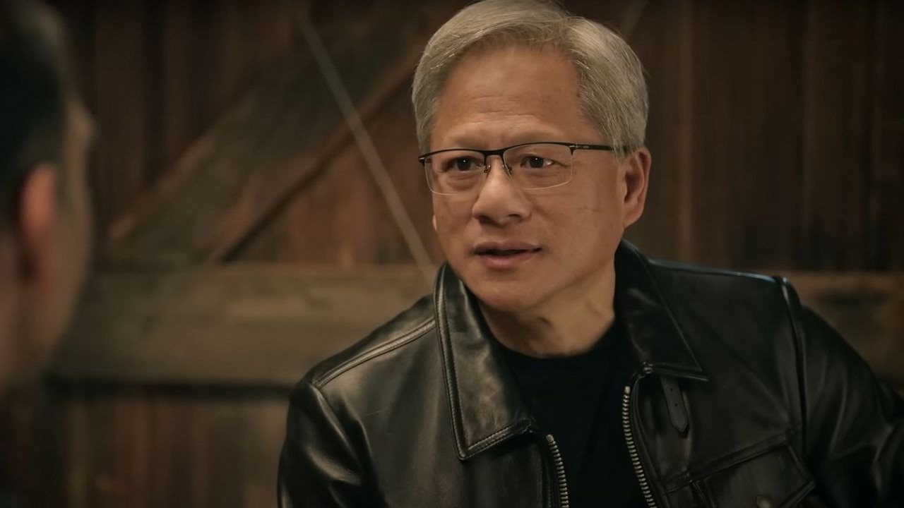 Prezes Nvidii podzielił się swoją opinią na temat rozwoju sztucznej inteligencji. „Nie jesteśmy na to gotowi”, źródło grafiki: Jensen Huang, YouTube: HP, 2023.